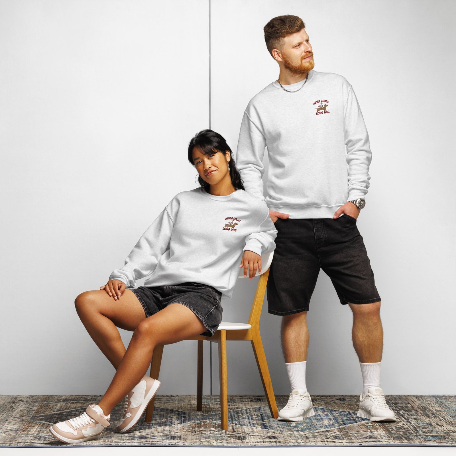 Loose Goose Long Dog Sweatshirt - Image 6