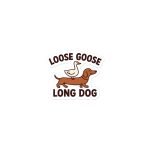 Loose Goose Long Dog Logo Sticker