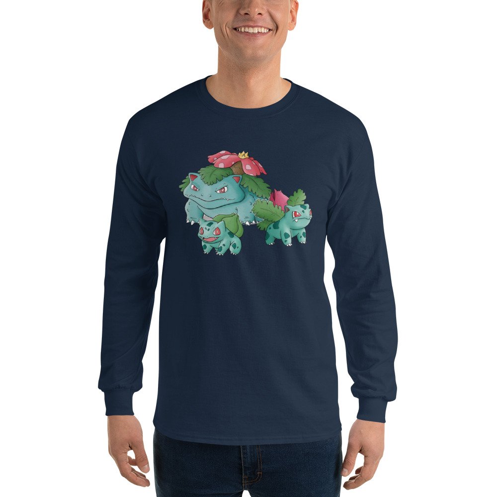 Bulbasaur Evolution Long Sleeve T-Shirt - Image 2