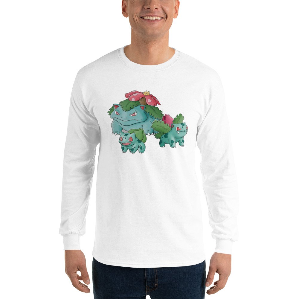 Bulbasaur Evolution Long Sleeve T-Shirt - Image 5